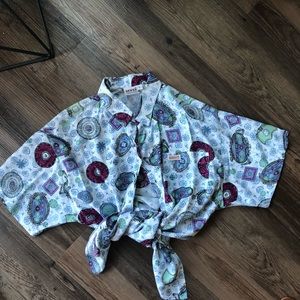 ❓VINTAGE GUESS multi color top ❓